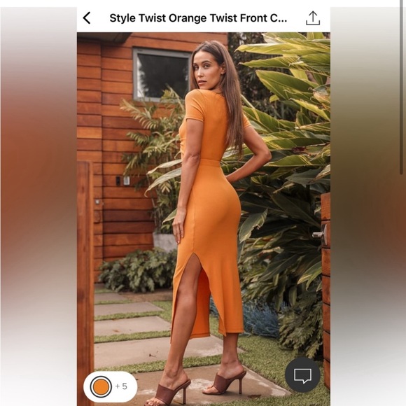 NwT Lulu’s twist front dress - Picture 2 of 8